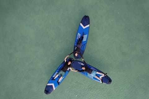 【沖縄・宮古島・SUP&シュノーケリングツアー】ドローン撮影付！半日で宮古島の海を満喫！絶景ビーチSUP&選べるウミガメorコーラルシュノーケリングツアー／写真データ無料／ウエットスーツ無料