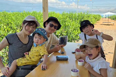 【長野県・松本市・ブルーベリー狩り】 食べ放題(^^♪食べ比べできるブルーベリー狩り体験