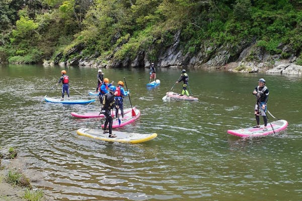 奈良・五條・SUP】初心者にオススメ！リバーSUP体験！ 自然を満喫！SUP