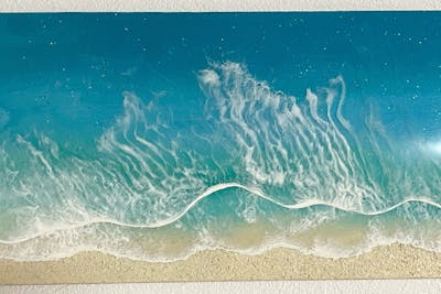大人気海レジンアート オーシャンアート ザ トウクジラ 海の癒し