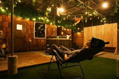 激安在庫処分】5面窓サウナテント カーキーベージュ テントサウナ