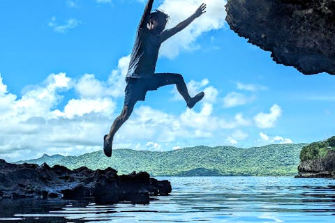 【早朝/夕方プラン】青の洞窟探検ツアー＆ウミガメ探しシュノーケリング／ツアー写真無料プレゼント／ホテル送迎無料