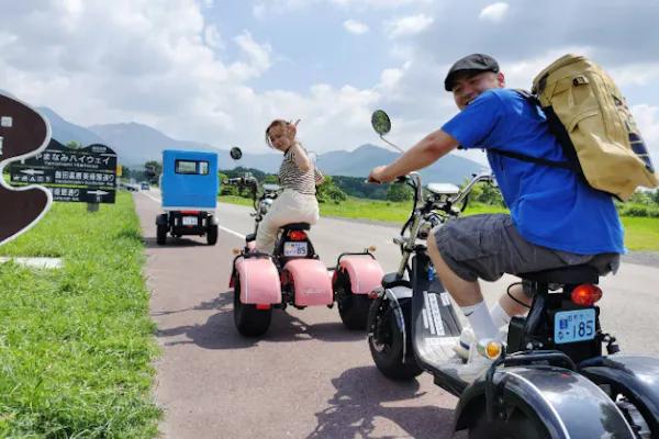 大分・九重町】EVトライクに乗ってやまなみハイウェイ沿い魅力を