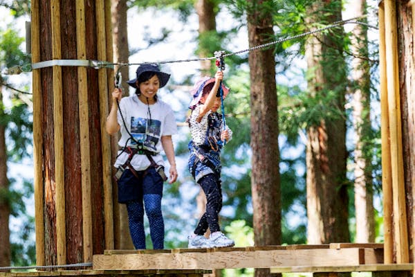 新潟・越後湯沢・フォレストアドベンチャー／キャノピーコース】＜身長