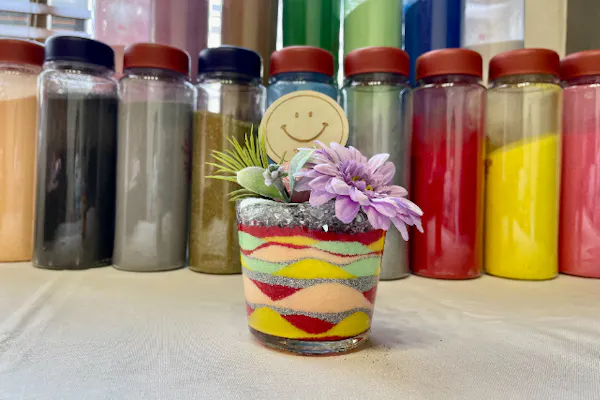 静岡・焼津・カラーサンドアート】 初めてでも簡単、カラーサンド