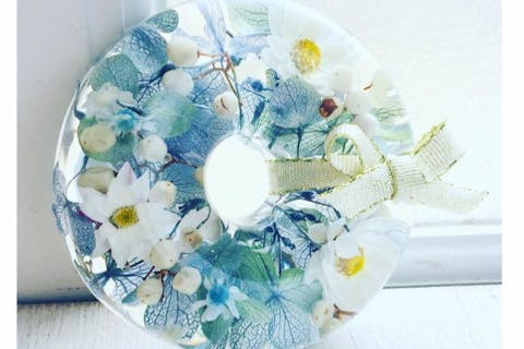 【静岡・浜松市・ハーバリウム】TVでも紹介された！？かたまるハーバリウムクリスタルアートリューム作り体験