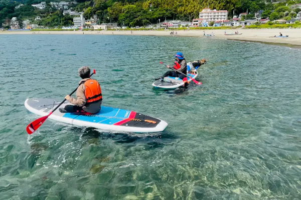 静岡・熱海・SUP・予約別対応】海水浴では味わえない体験を！熱海でSUP