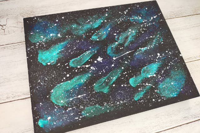 【静岡・焼津・アート体験】誰でも簡単！宇宙を描けるGalaxy art体験＜4歳から体験可能！＞