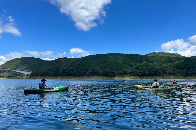 【岐阜・恵那】初心者から経験者も！広大なダム湖でのんびりカヤック・SUP体験！