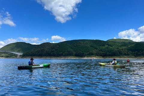 【岐阜・恵那】初心者から経験者も！広大なダム湖でのんびりカヤック・SUP体験！
