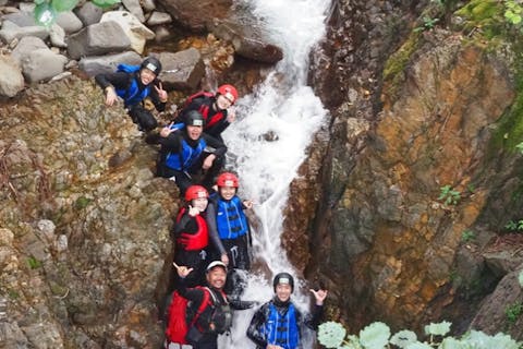 【長野・松本・キャニオニング】＜沢遊び達人への道＞1日コース（ファミリーコース・達人コースいずれかをお選びください）手ぶらで参加OK！嬉しいランチ付き♪写真データプレゼント！一部観覧場所あり！