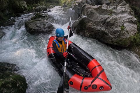 【三重・奥伊勢・パックラフト】パックラフトでダウンリバーAコース（半日）