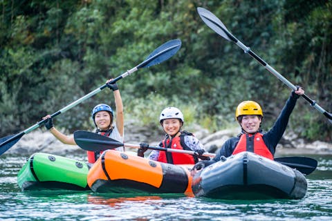 【徳島・パックラフト】いざ！急流の川下りへ出発しよう！（90分～180分）