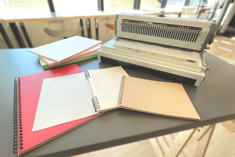 【大阪・城東区・雑貨作り】リソグラフでリングノート作り