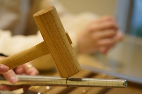 【大阪・梅田・茶屋町シルバーアクセサリー手作り】ペアもオススメ！シルバーリング（1個）