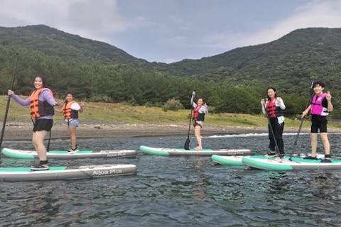 【大分・佐伯・SUP体験】今話題、人気急上昇中のマリンスポーツ「スタンドアップパドルボード」！家族、ご友人、カップル、子どもも女性もどなたでも体験できます！