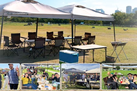 【大阪・BBQ・お手軽BBQレンタル・4時間】大阪・西中島で超手軽なBBQレンタルなら（機材のみレンタル食材なし）＜BBQ SORTE＞