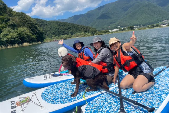 【山梨・河口湖・SUP】ゆったり日中プラン♪SUP(サップ)体験ツアー
