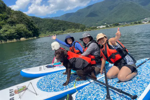 【山梨・河口湖・SUP】ゆったり日中プラン♪SUP(サップ)体験ツアー