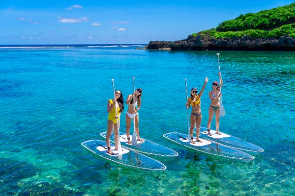 沖縄・宮古島・SUP】人気のクリアSUPツアー！透明度の高い海でSNS映え