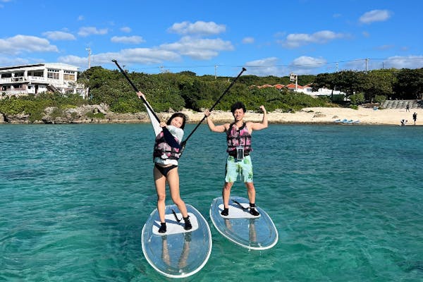 沖縄・宮古島・SUP】人気のクリアSUPツアー！透明度の高い海でSNS映え