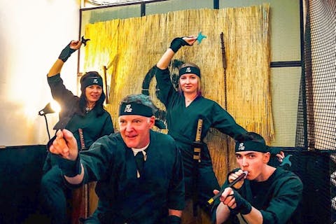 【大阪・道頓堀・忍者体験】忍者修行とご飯が楽しめる！忍者体験 半蔵コース