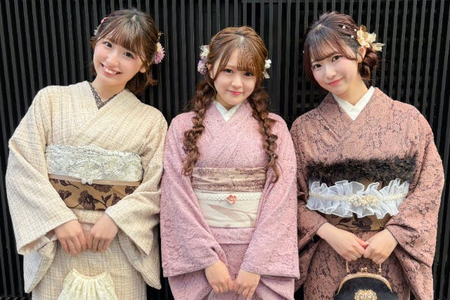 【福岡・天神・学割】★女性限定★学割プラン！お得なアレンジヘアセット付き！大人気レトロモダンまで好きな着物が選べる♪