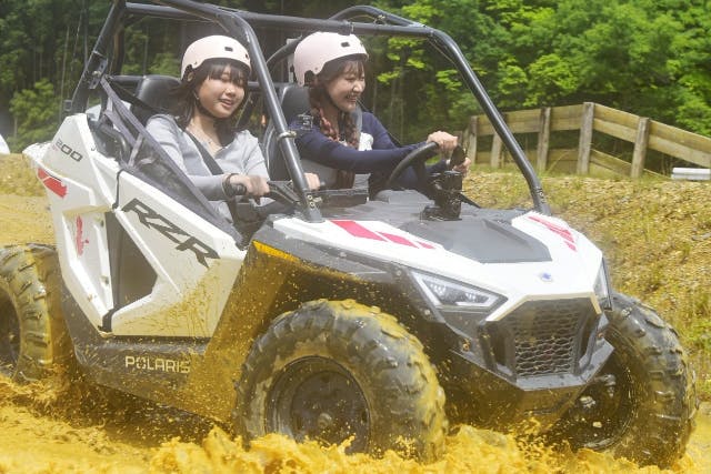 【三重・多気町・バギー】オフロードコースで本格的なバギー体験をしよう！スタンダード　バギー　RZR200