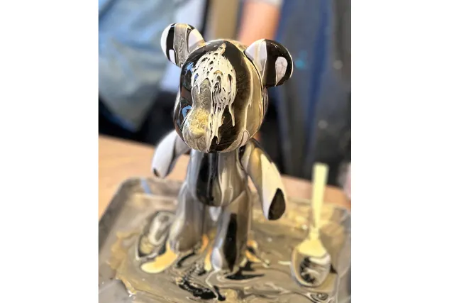 ベアアート 23cm ポーリングアート ベアー 5個 ／3Dフィギュア23cm