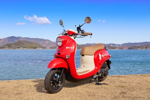 【広島・尾道・向島・レンタルバイク】自転車の聖地・しまなみ海道を原付バイクで巡るプラン！