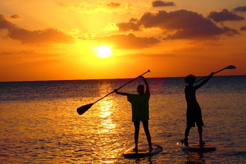 【沖縄・宮古島・サンライズ】極上のサンライズSUP or カヌー！朝から癒やしの感動体験！写真無料プレゼント！最高の朝