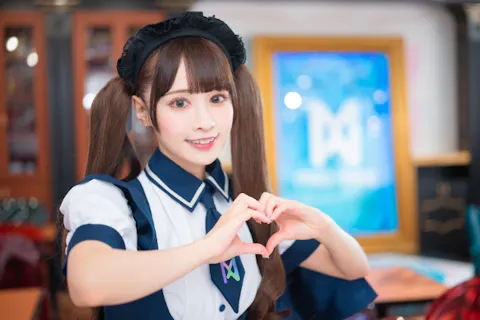 【東京・秋葉原・メイドカフェ・1時間】萌え萌えキュンのおまじないで、まるでアニメのような体験を！お試しドリンクプラン＜記念撮影＆おみやげ付き＞