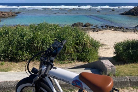 【鹿児島・奄美大島・サイクリング／電動アシスト自転車】レンタルのみ　免許不要！電動アシスト自転車をレンタルして気軽に楽々奄美を楽しめます！サイクリングおすすめのポイントもしっかりご案内します！