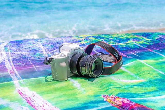 【沖縄・残波岬・写真を使ってトートバッグやポーチなどのお土産作り】スマホのカメラを使って旅が三倍楽しくなる！！写真の撮り方や素材の探し方、デザイン方法までプロが個別レクチャーするレアなワークショップ！