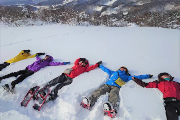 秋田・藤里町・スノーシュー】白神山地の麓でスノートレッキング