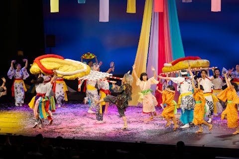 【秋田市】東北6大祭りが全席参加型エンターテインメントに！ 祭シアター「HANA」太鼓シート