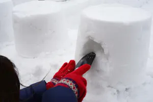 ミニかまくら 秋田県・横手市】雪まつりとかまくらの本場横手でオリジナルミニ