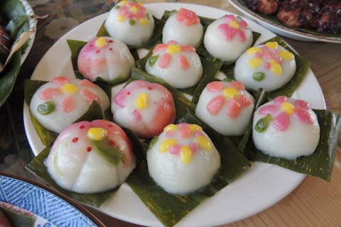 【秋田・仙北・郷土料理】カラフルで見た目も楽しい！ささっぱ餅づくり体験