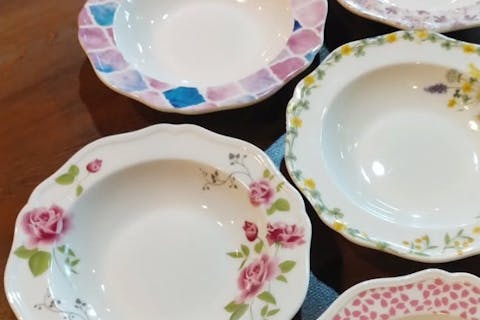 【秋田・能代・ポーセラーツ】5歳から簡単に体験！好きなようにデザインするポーセラーツ体験