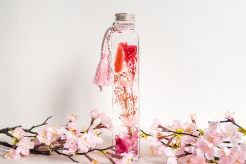 静岡・熱海・さくらのハーバリウム】桜をイメージしたお花たちを使った