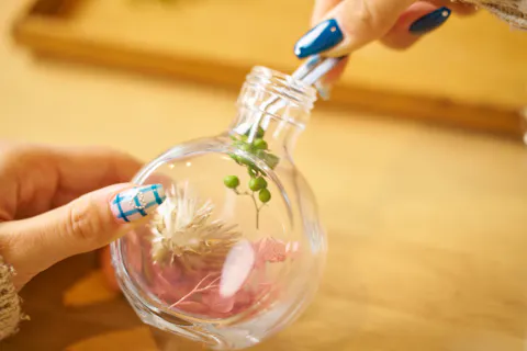 【静岡・熱海・ハーバリウム作り】スプリングフラワリーハーバリウム(体験時間30〜60分)
