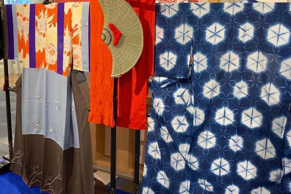 西馬音内盆踊り 藍染絞り衣装 藍染浴衣 縄野 三女