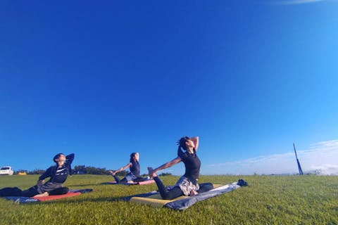 夏期限定（7月～9月上旬） 【熊本・阿蘇・ヨガ】阿蘇の大自然を目の前に天空ヨガを堪能しましょう