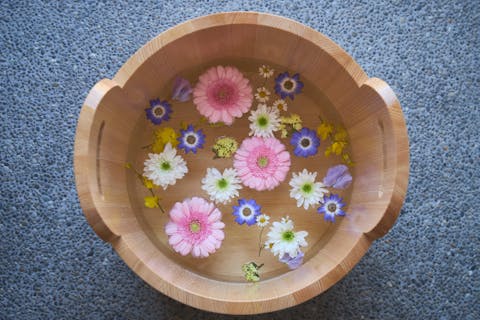 【京都・祇園|足湯カフェ】選べる足湯カフェ&フットマッサージ　50分！目や香りから癒される好みに合わせて選べる人気プラン