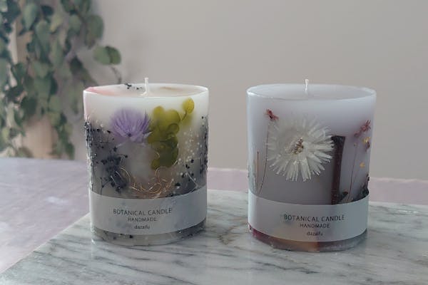 福岡・太宰府・キャンドル作り】ボタニカルアロマキャンドル／太宰府