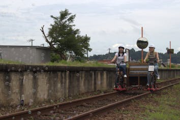 広島・三次】旧JR三江線廃線跡を走行する、西日本初レールマウンテン
