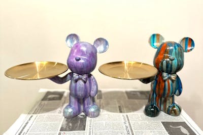 佐賀・ベアフィギュアポーリングアート作り体験】世界に一つだけの