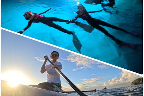 【沖縄・恩納村・シュノーケリング・SUP】よくばりセットプラン SUP＆シュノーケリングがどっちも楽しめる追加料金無しのコミコミプラン