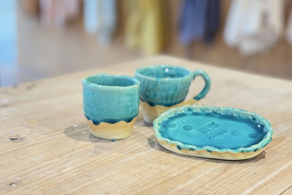 ニセ物注意！「理庵」手捻り作品です。手捻りの見分け方お教えします