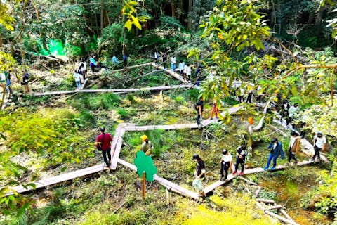 【福岡・添田・フォレストアドベンチャー】ワンヘルス体験